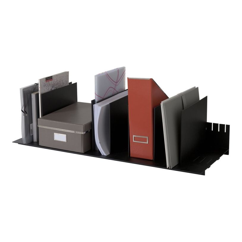 3660141030624-Trieur pour classeurs et documents - 10 séparateurs amovibles - L 85 cm - noir-P_79365613_1-0