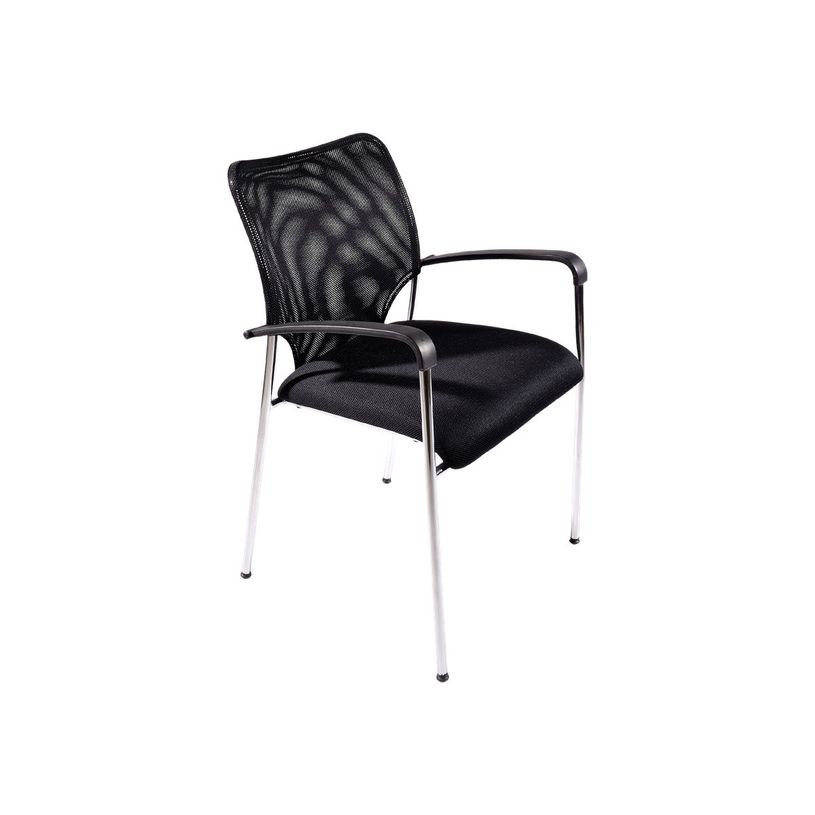 3760185023177-Chaise TOULA - accoudoirs intégrés - noir-P_79365958_1-0