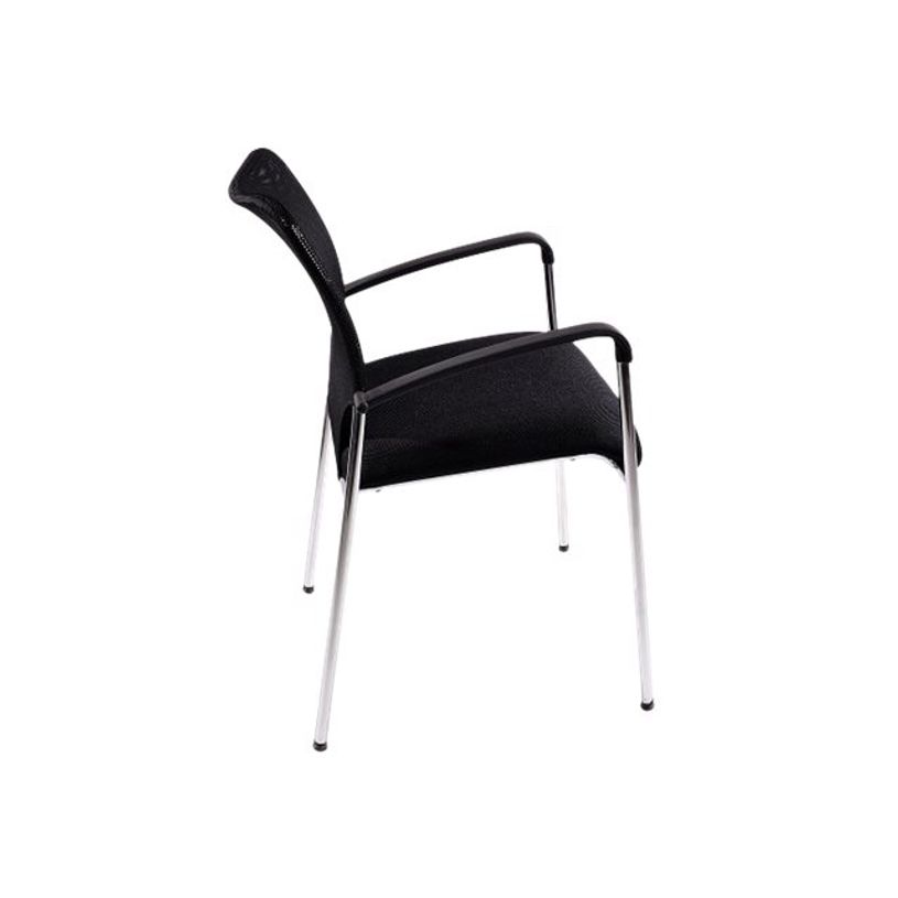 3760185023177-Chaise TOULA - accoudoirs intégrés - noir-P_79365958_4-3