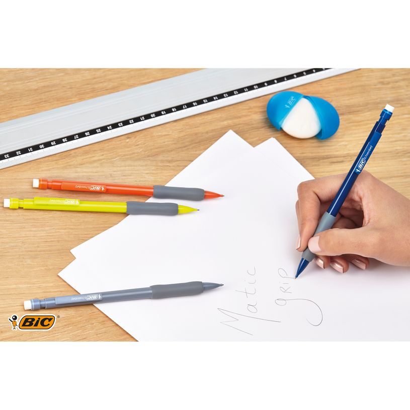 3086126604619-BIC Matic Grip - Porte mines - 0,7 mm - avec gomme-P_79366998_6-5