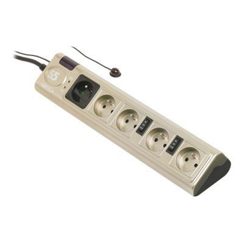 3700085612750-INFOSEC S5 Eco TV - Multiprise parafoudre 5 prises - parasurtenseur-P_79367154_1-0