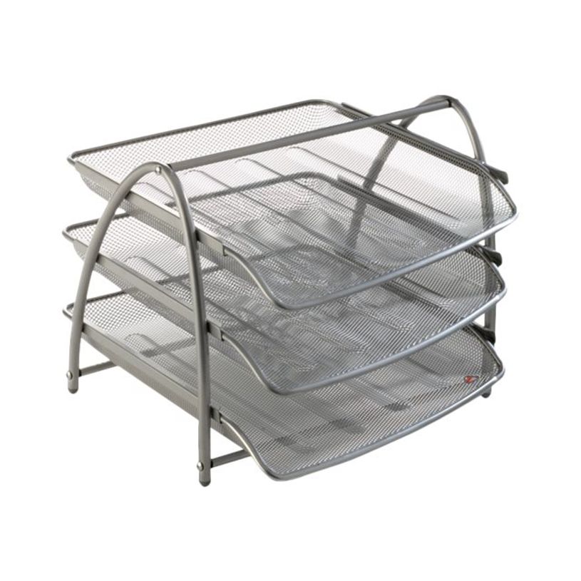 3129710009015-Alba - 3 Corbeilles à courrier - 24 x 32 cm - gris-P_79367168_1-0