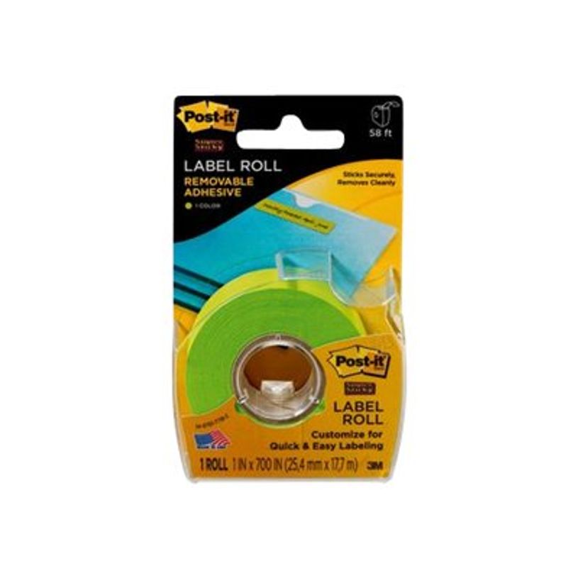 0051141341200-Post-it Super Sticky - rouleau de notes adhésives avec dévidoir-P_79367245_2-0