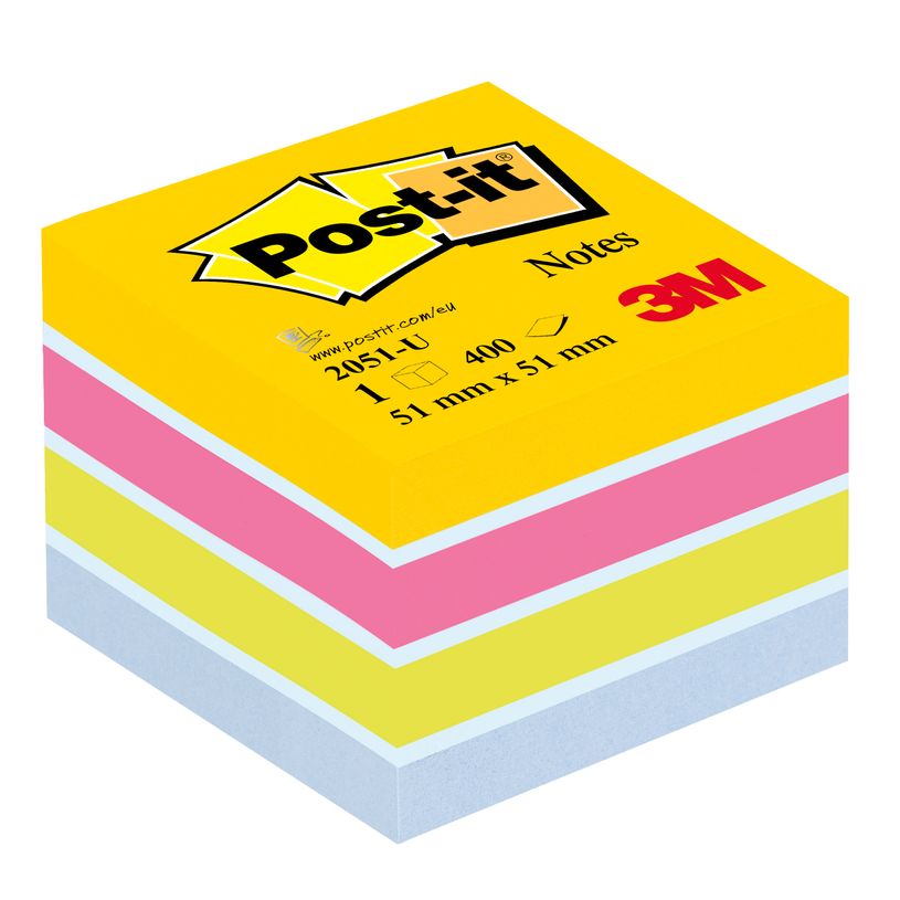 4046719532650-Post-it - Mini Bloc Cube Energie - couleurs assorties - 400 feuilles - 51 x 51 mm-P_79367259_1-0