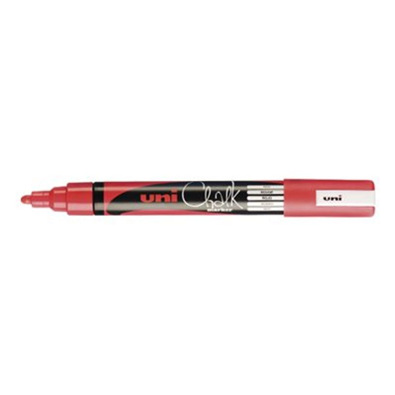 4902778140062-UNI CHALK - Marqueur craie - pointe moyenne conique - rouge-P_79367475_2-1