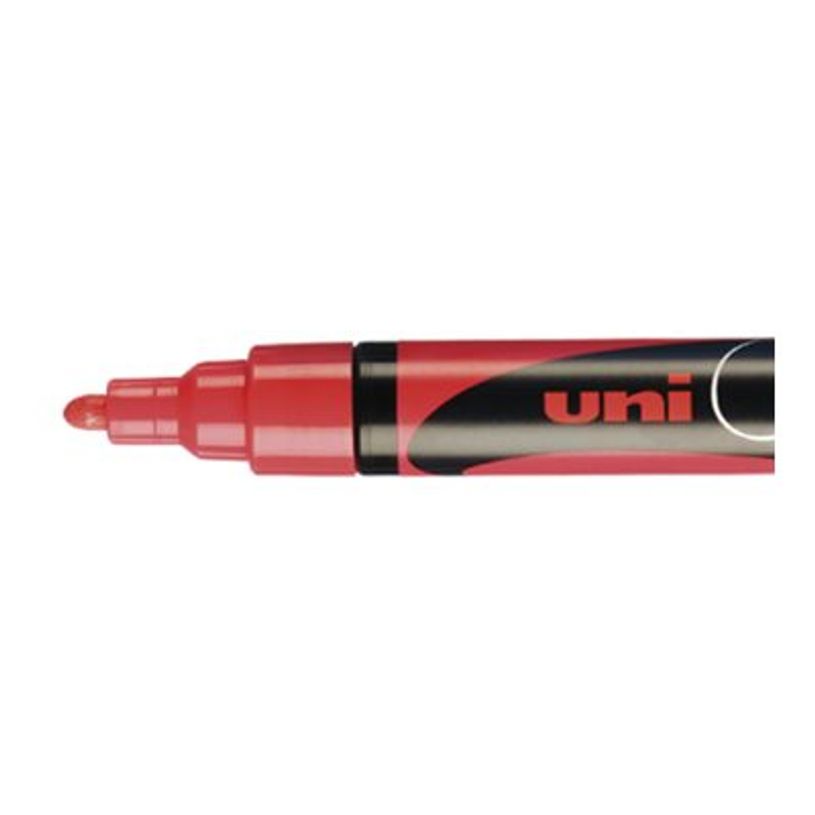 4902778140062-UNI CHALK - Marqueur craie - pointe moyenne conique - rouge-P_79367475_3-3