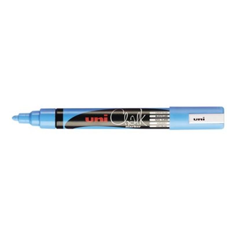 4902778140079-UNI CHALK - Marqueur craie - pointe moyenne conique - bleu-P_79367476_2-3