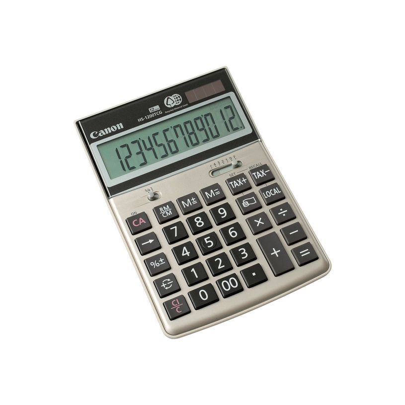 4960999789378-calculatrice de bureau Canon HS-1200TCG - 12 chiffres - alimentation batterie et solaire-P_79367580_4-0