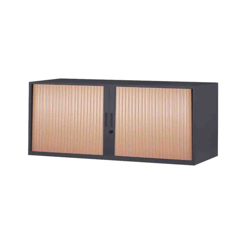 3700339871667-Réhausse pour armoire à rideaux métalliques - L120 x P43 x H43 cm - anthracite/imitation-P_79367718_1-0