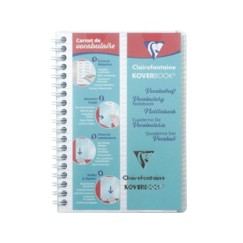 3037921418208-Clairefontaine Koverbook - Carnet de Vocabulaire 11x17 cm – Apprentissage Efficace et Éc-P_79367743_1-0