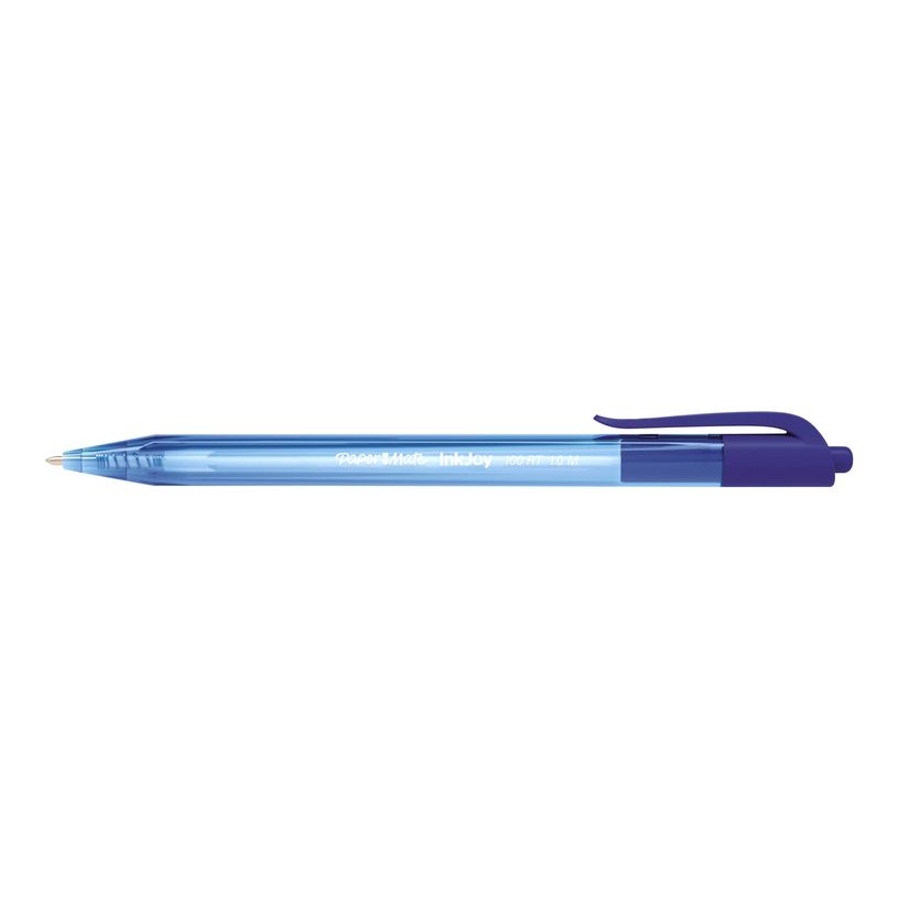 3501170957042-Paper Mate InkJoy 100 RT - Stylo à bille - bleu - 1 mm - moyen - rétractable-P_79367982_1-0
