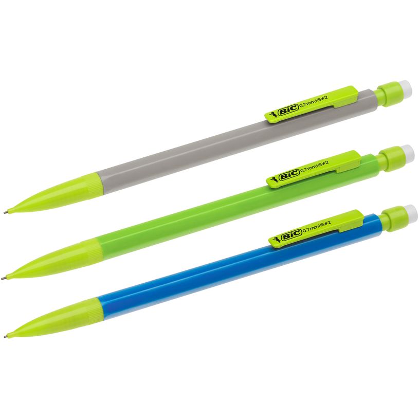 3086123354890-BIC Matic ECOlutions - Pack de 10 porte mines - HB - 0,7 mm - avec gomme-P_79368002_3-1