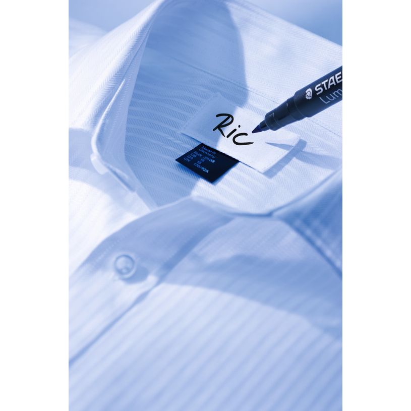 4007817319147-STAEDTLER LUMOCOLOR 319 - Marqueur permanent pour textiles - pointe fine - noir-P_79368080_5-4