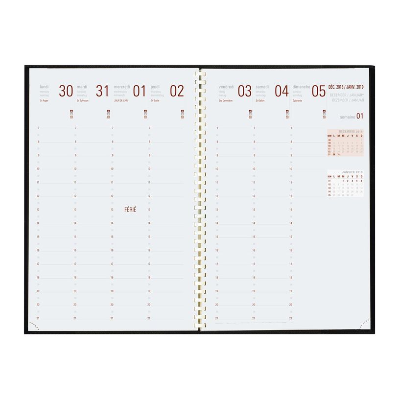 3664447104379-Agenda à spirale Biofriendly - 1 semaine sur 2 pages - 17 x 24,5 cm - disponible dans diff-P_79368482_1-5