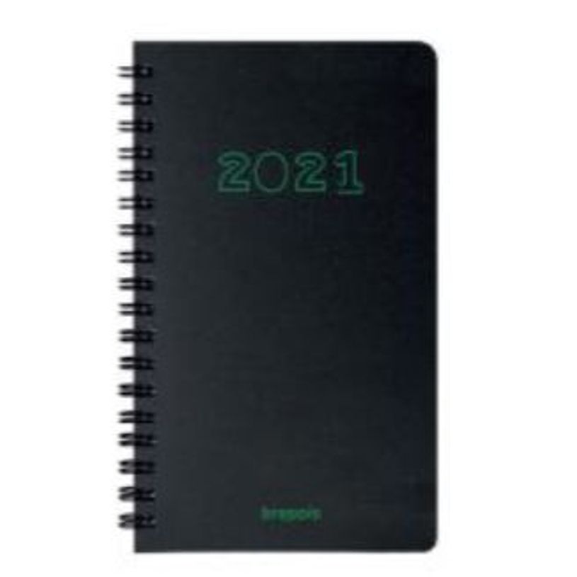 5412303134767-Agenda de poche spiralé Ecorama PP - 1 semaine sur 2 pages - 9 x 16 cm - noir - Brepols-P_79368567_1-0