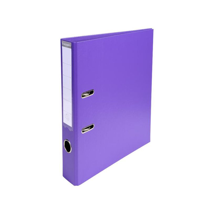 3130630535577-Exacompta - Classeur à levier - Dos 50 mm - A4 - pour 400 feuilles - violine-P_79368873_1-0