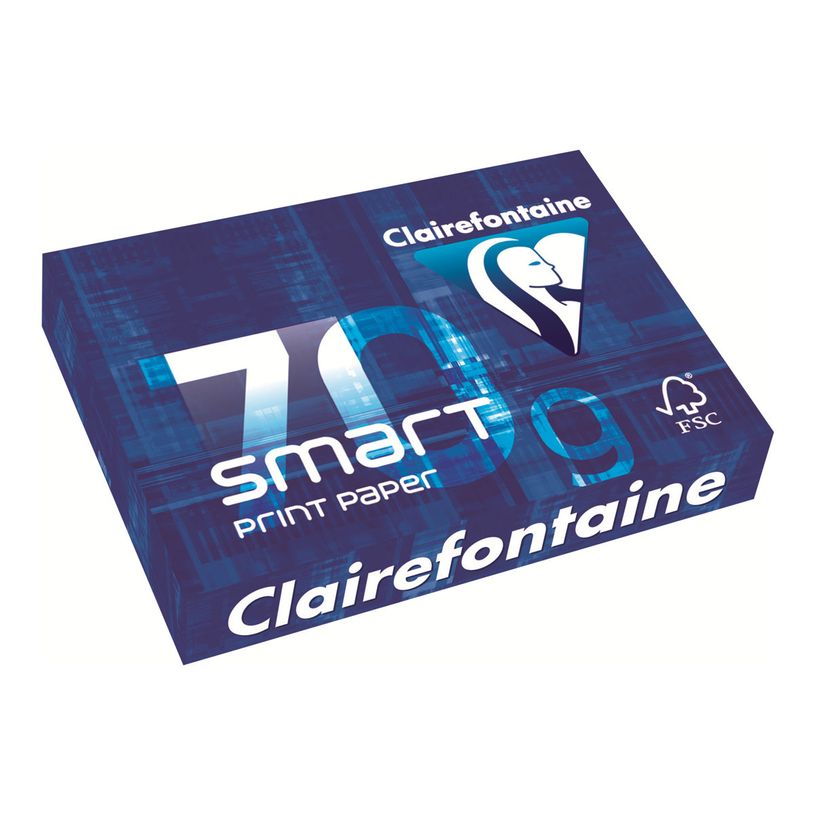 3329680194203-Clairefontaine Smart Print Paper - Papier ultra blanc - A4 (210 x 297 mm) - 70 g/m² - Rame-P_79368876_1-0