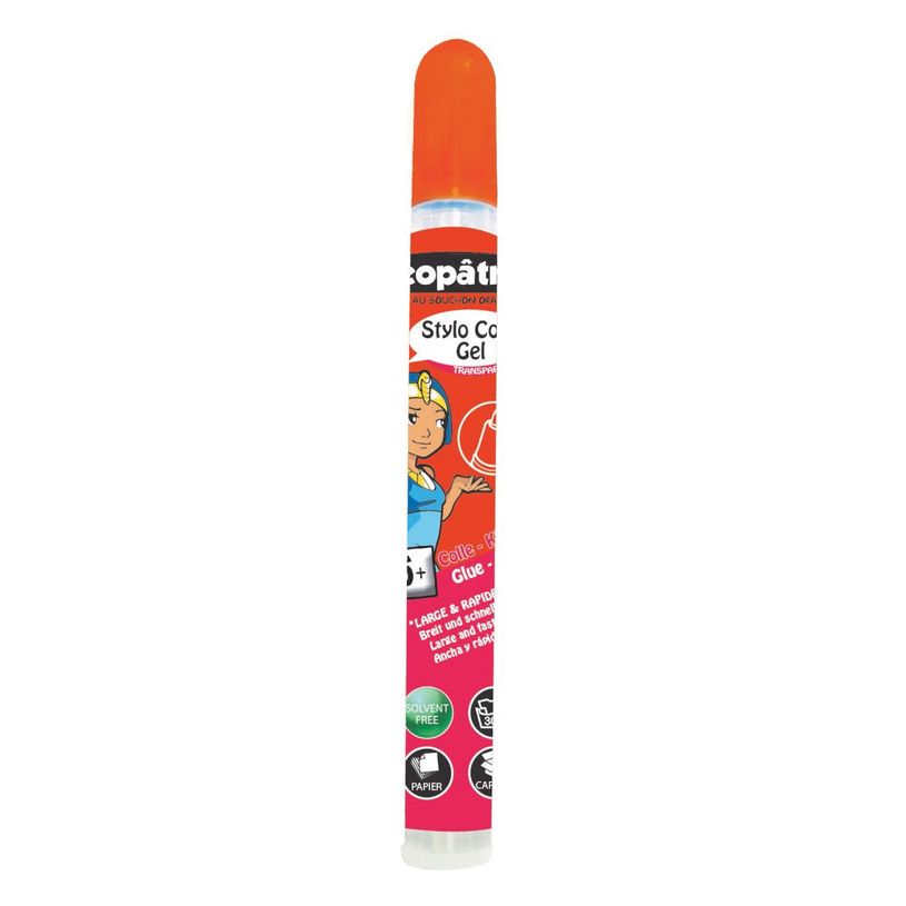 3134722030209-Cléopâtre - Bâton de colle - Embout mousse - 20 gr - Transparent--0