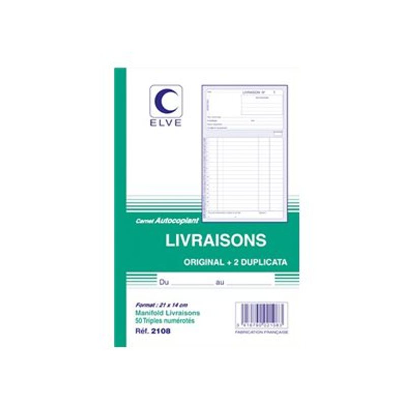 3416790021083-ELVE - Manifold Carnet de livraisons - 50 tripli - 21 x 14 cm-P_79369055_1-0