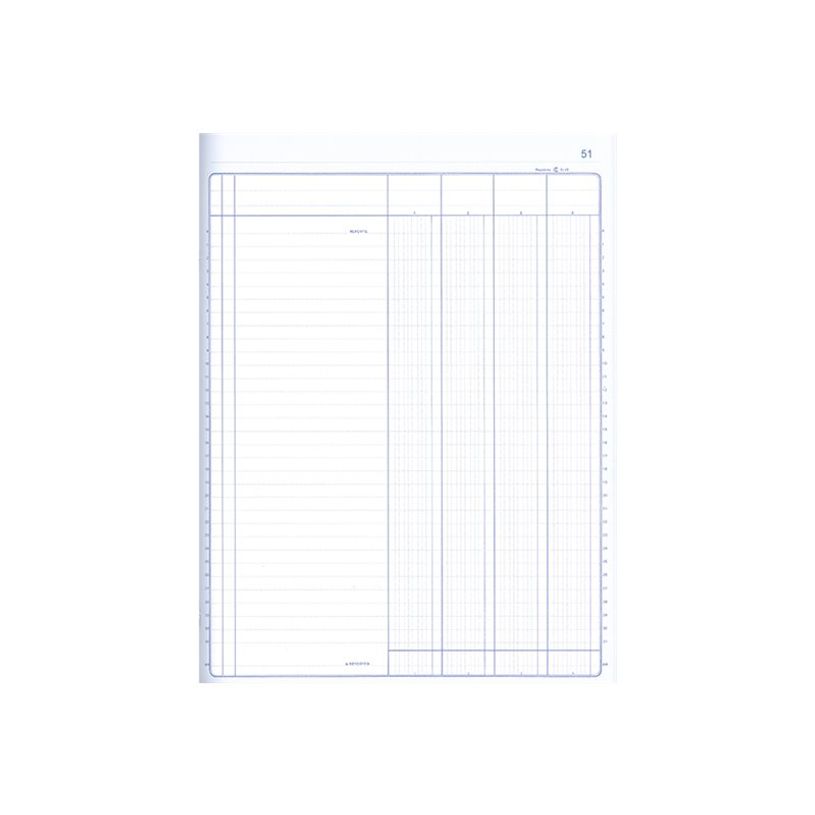 3416790810410-ELVE - Piqûre comptable - 4 colonnes par page - 31 x 21 cm - 100 pages-P_79369070_2-1