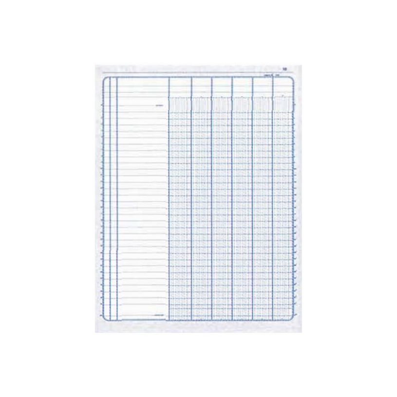 3416790810618-ELVE - Piqûre comptable - 6 colonnes par page - 31 x 21 cm - 100 pages-P_79369072_1-0