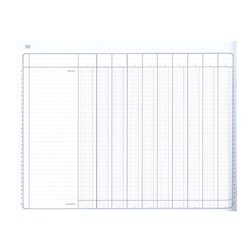 3416790841018-ELVE - Piqûre comptable - 10 colonnes par page - 24 x 32 cm - 100 pages-P_79369078_2-1