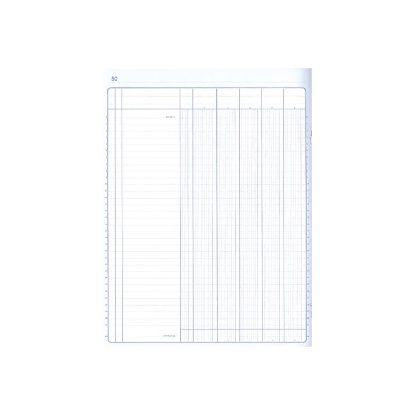 3416798830519-ELVE - Piqûre comptable - 5 colonnes par page - 32 x 25 cm - 80 pages-P_79369091_2-1