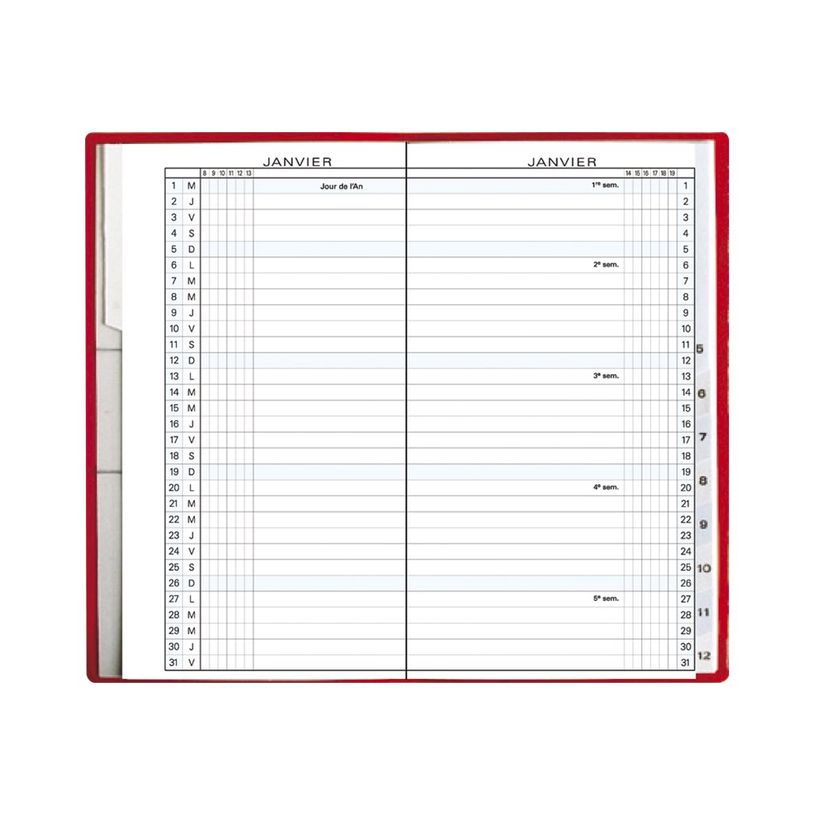 3660942001748-Agenda planning Winner Exaplan 16 - 1 mois sur 2 pages - 9 x 16 cm - disponible dans diffé-P_79369551_1-8