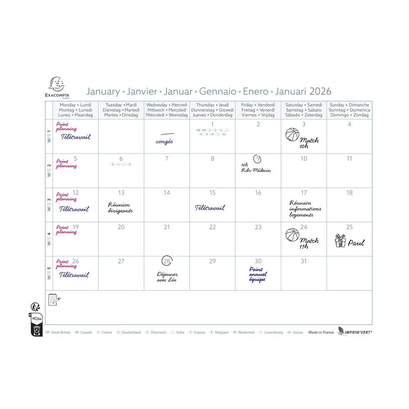 3660942004312-Calendrier mensuel Easycal avec feuillets détachables 24 x 18 cm sur plaque décors Skytos 27,5 x 30,5 cm  - disponible dans diff-P_79369591_2-3
