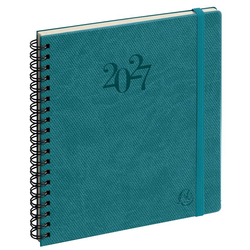 3660942124379-Agenda de bureau spiralé Swan Eurotime 18S - 1 semaine sur 2 pages - 15 x 17 cm - disponible dans différentes cou--0