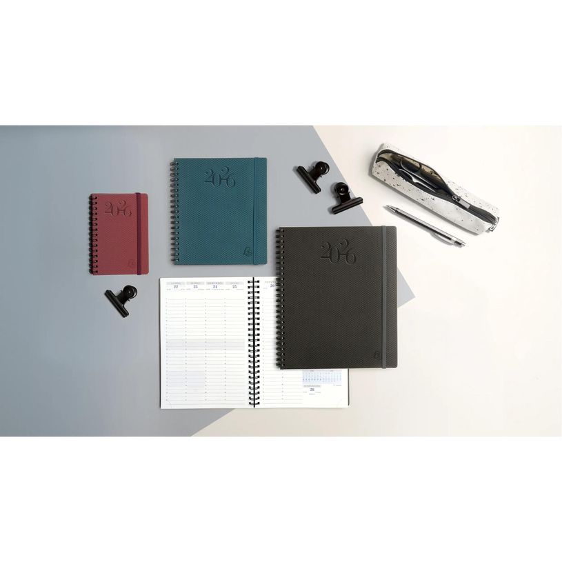 3660942124430-Agenda spiralé Swan Eurotime 22W - 1 semaine sur 2 pages - 18,5 x 22,5 cm - disponible dans différentes cou--4