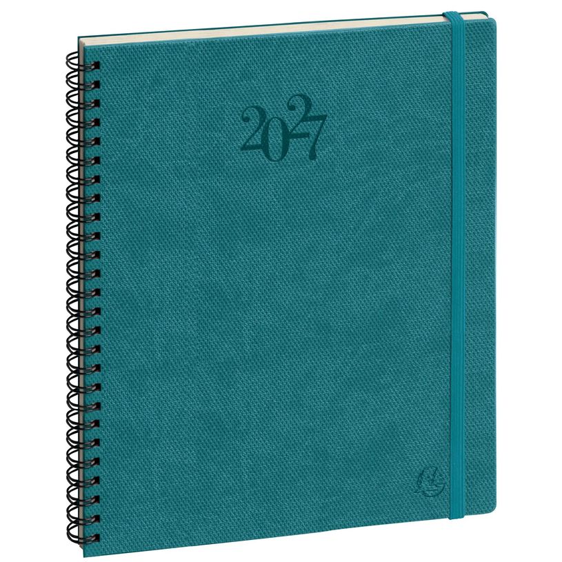 3660942124430-Agenda de bureau spiralé Swan Eurotime 22S - 1 semaine sur 2 pages - 18,5 x 22,5 cm - disponible dans différentes cou--0