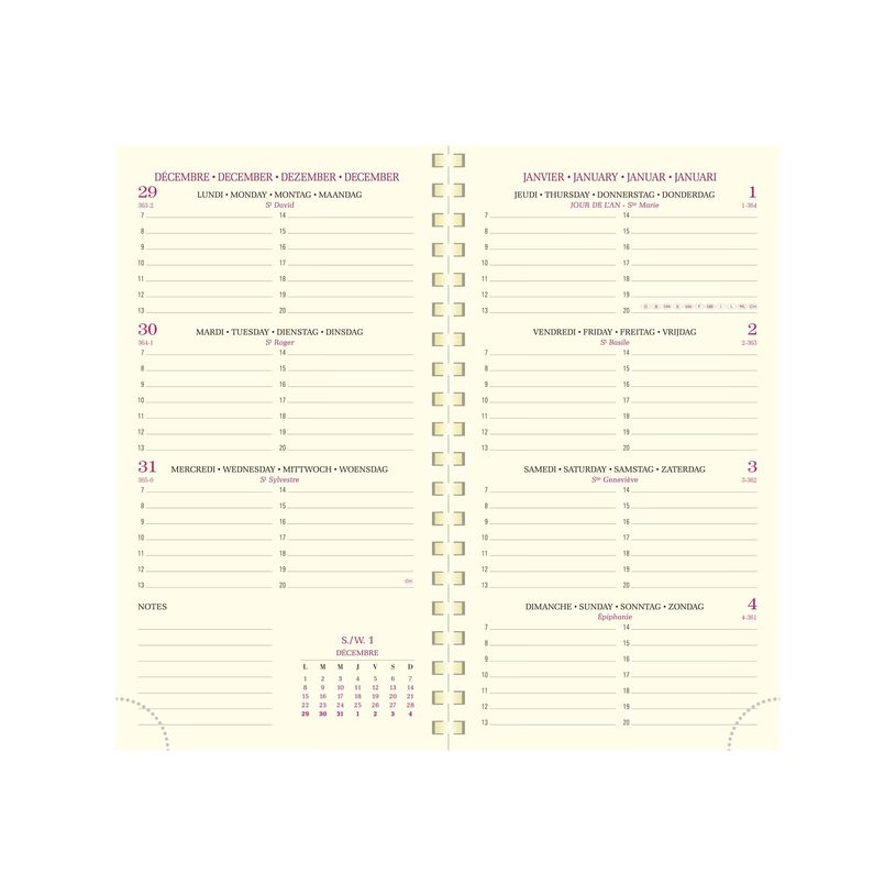 3660942049726-Agenda de poche spiralé Duo Kaa Eurotime 16S - 1 semaine sur 2 pages - 9 x 16 cm - disponible dans diff-P_79369750_1-8