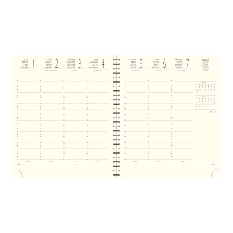 3660942124379-Agenda de bureau spiralé Swan Eurotime 18S - 1 semaine sur 2 pages - 15 x 17 cm - disponible dans dif-P_79369756_10-7