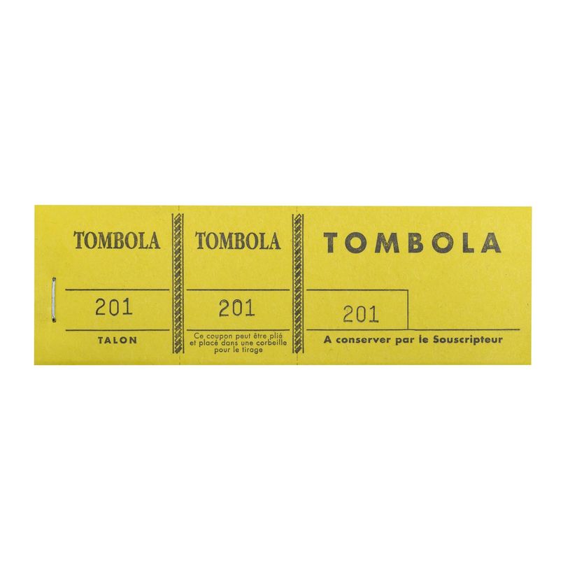 3130631965007-Bloc Tombola – 100 Feuillets Numérotés, 3 Volets, 4,8×15 cm – Couleurs Assorties-P_79369926_10-9