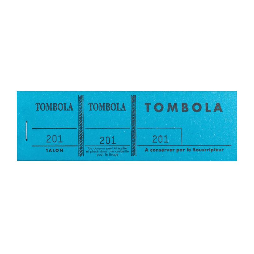 3130631965007-Bloc Tombola – 100 Feuillets Numérotés, 3 Volets, 4,8×15 cm – Couleurs Assorties-P_79369926_17-16