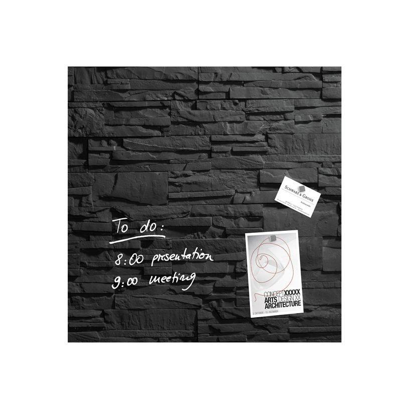 2012347898675-Sigel Artverum - Tableau magnétique en verre - 48 x 48 cm - ardoise-P_79370512_1-0