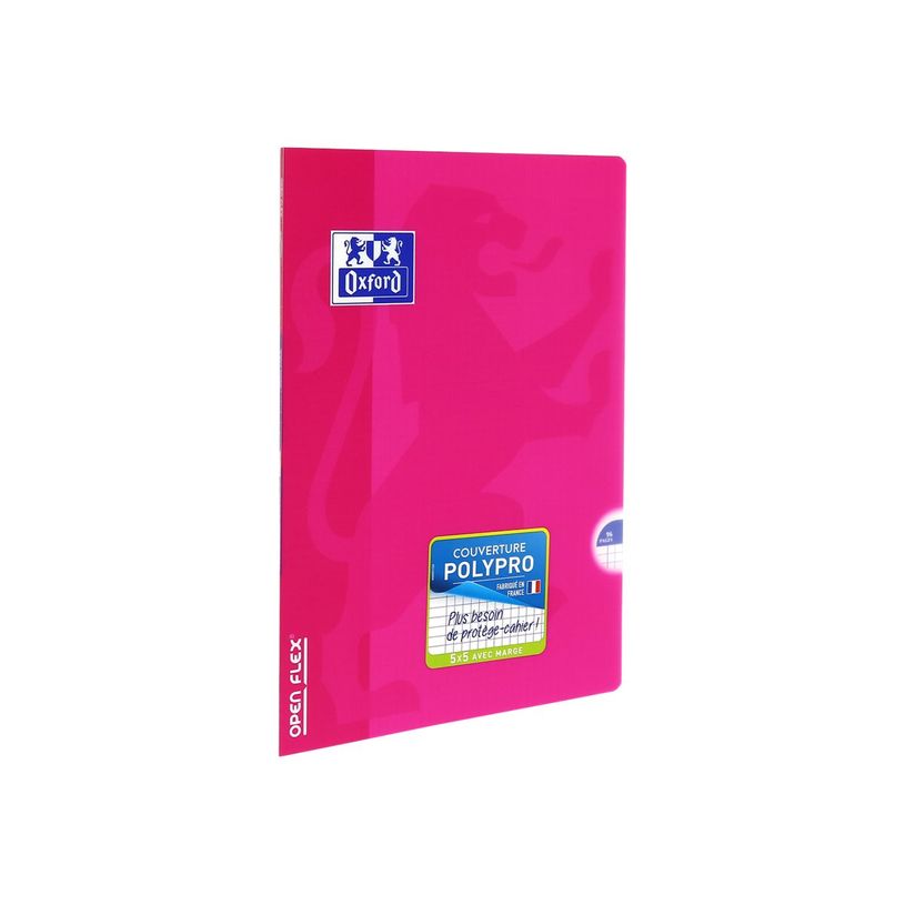 3020120019284-Oxford Openflex - Cahier polypro A4 (21x29,7 cm) - 96 pages - petits carreaux (5x5 mm) - disponib-P_79370944_2-1