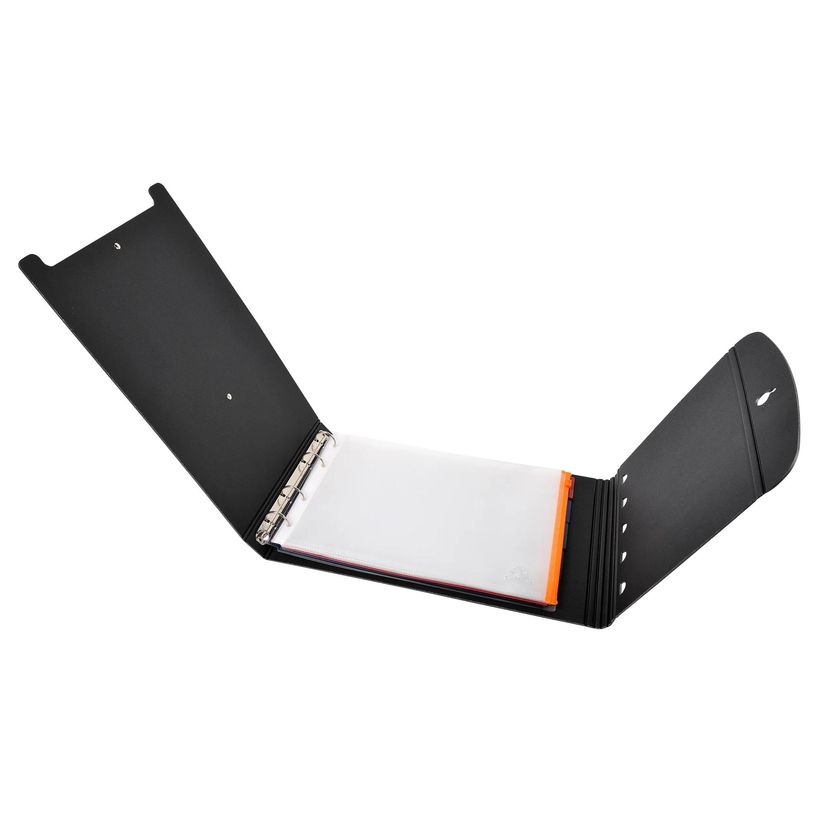 3130630562344-Exacompta Exactive Exashow - Classeur à l'italienne rechargeable - 50 vues - 5 positions - A4 - noir--4