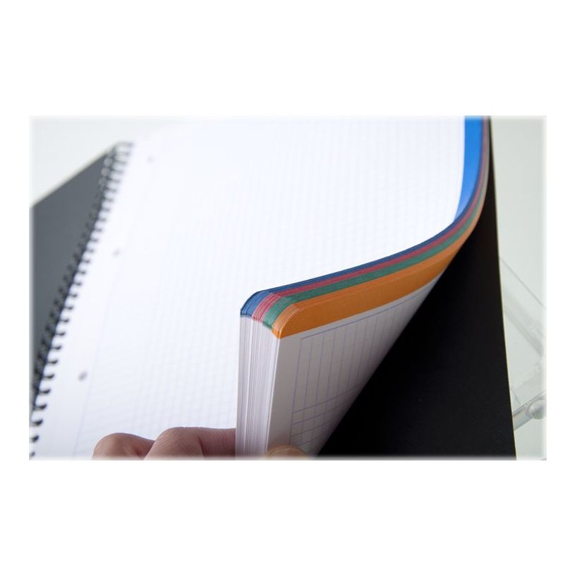 3037921199206-RhodiActive - Cahier à spirale A4+ (22,5 x 29,7 cm) - 160 pages 4 couleurs - petits carrea-P_79371242_5-4