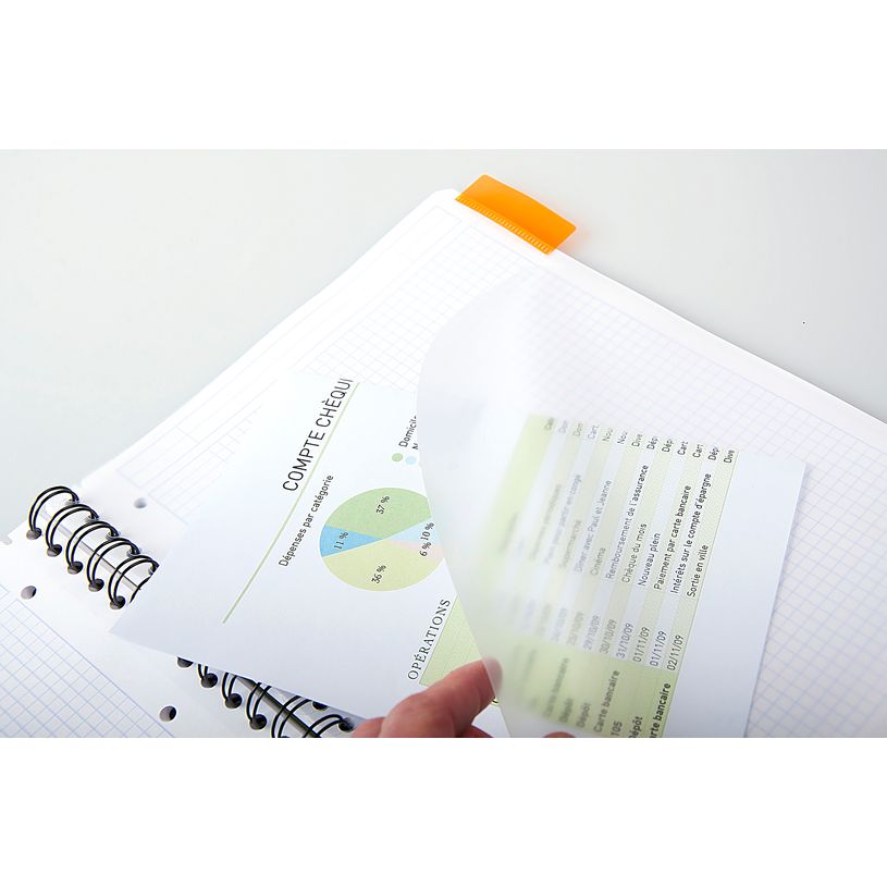 3037921199206-RhodiActive - Cahier à spirale A4+ (22,5 x 29,7 cm) - 160 pages 4 couleurs - petits carrea-P_79371242_6-5