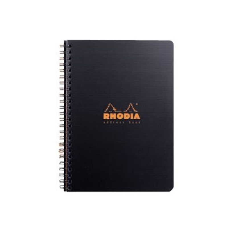 3037921199701-RhodiActive Adressbook - Répertoire 14,8 x 21 cm - 160 pages - noir-P_79371244_1-0