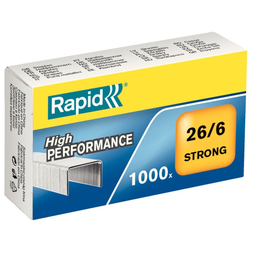 7313468614003-Rapid - Boîte de 1000 Agrafes Strong 26/6 - jusqu'à 30 feuilles-P_79372062_1-0