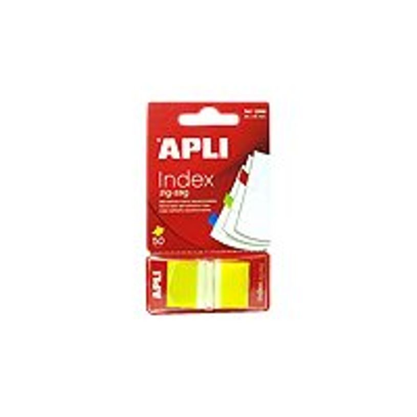 8410782124849-Apli - Marque-pages (Index) - 25 x 45 mm - jaune-P_79372478_1-0