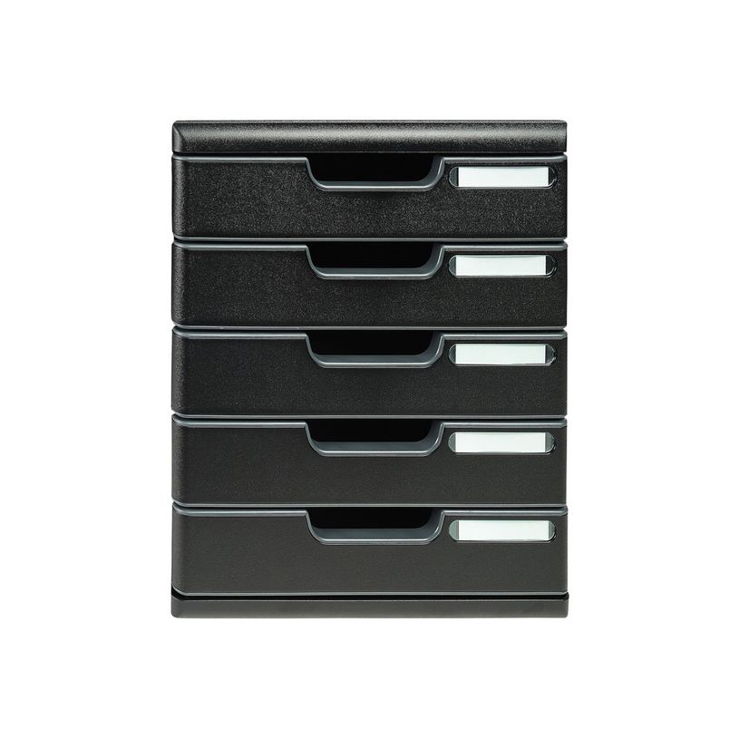 9002493422728-Exacompta Modulo Ecoblack - Module de classement 5 tiroirs - noir-P_79372528_1-0