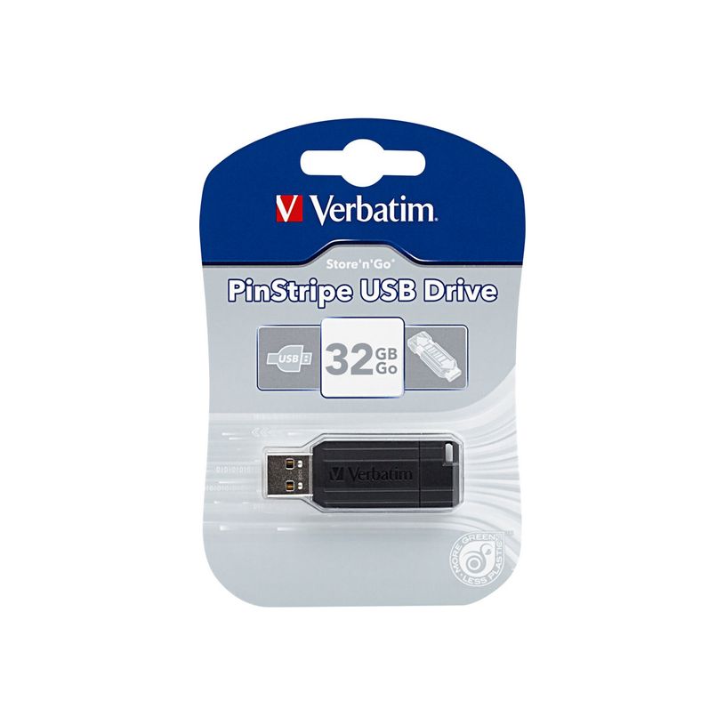 0023942490647-VERBATIM PinStripe noir - clé USB 32 Go - USB 2.0-P_79372817_4-3