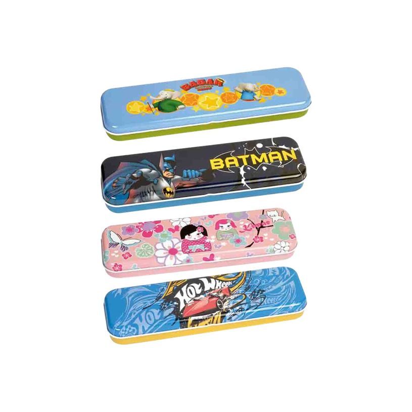 3135256879173-Plumier Metal 4 décors disponibles 1 compartiment Viquel -P_79373001_1-0