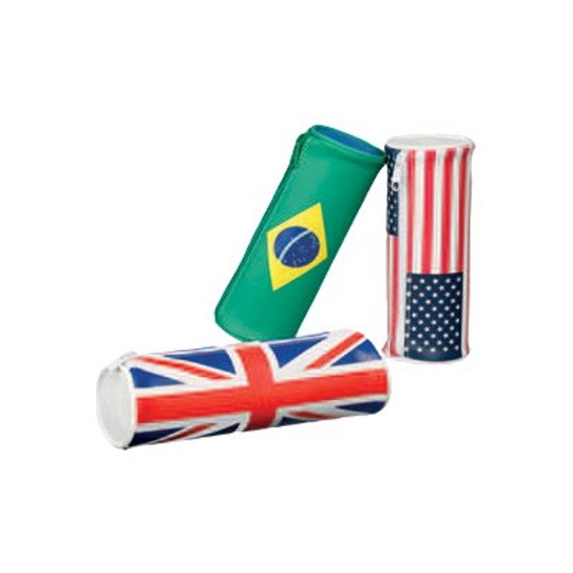 3135258417236-Trousse ronde World - 1 compartiment - 4 drapeaux disponibles - Viquel-P_79373026_6-7