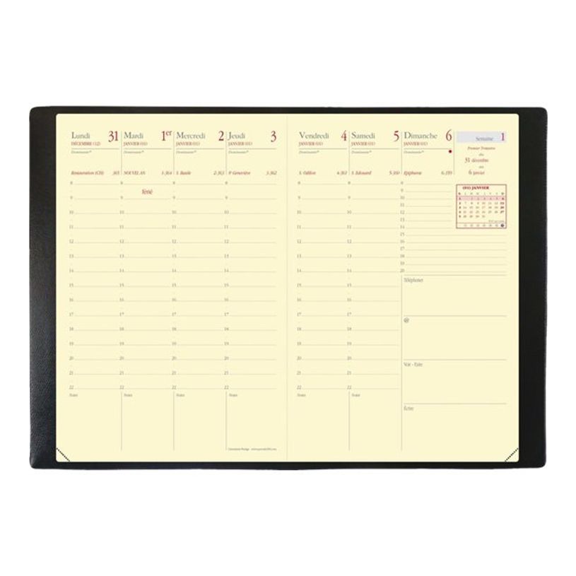 3371010331338-Agenda Club Italsept Violet 1 Semaine sur 2 pages 8,8X17cm Quo Vadis -P_79374358_2-2