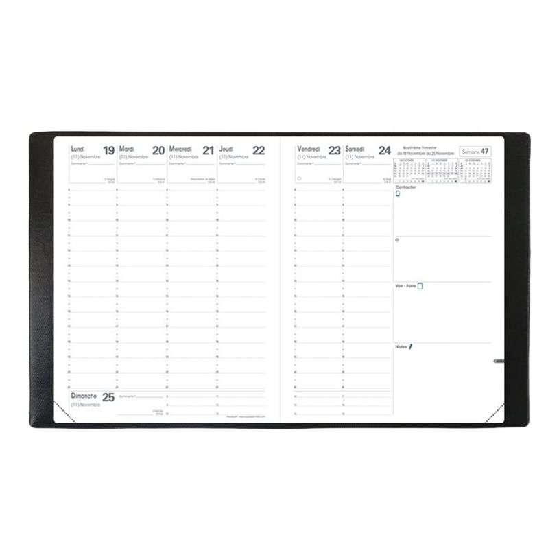 3371010335312-Quo Vadis - Agenda Toscana President avec répertoire - 1 semaine sur 2 pages - 21 x 27 cm -P_79374423_1-4